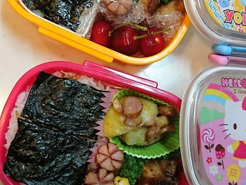 簡単☆年少 年長海苔べんお弁当☆15